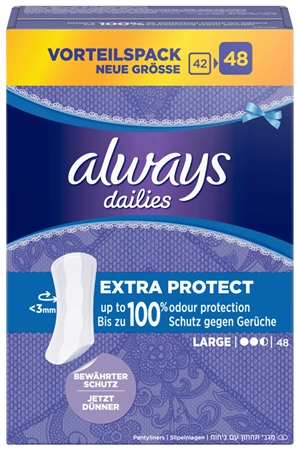 Een always slipinlegger extra protect large bigpack koop je bij NiceSupplies.nl