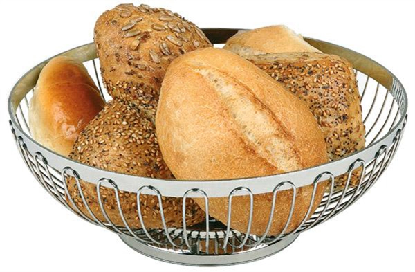 Een aps brood-en ontbijtmand rond diameter: 255 mm koop je bij NiceSupplies.nl