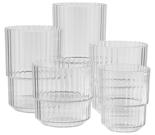 Een aps drinkbeker linea 0,15 liter crystal clear koop je bij NiceSupplies.nl