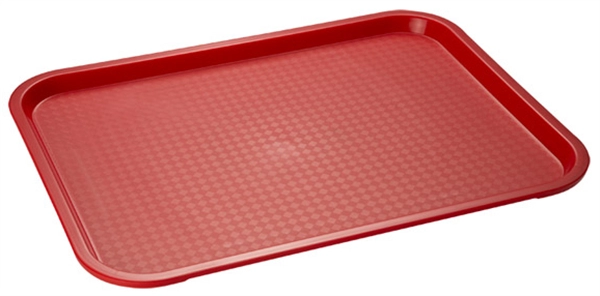 Een aps fast food-plateau (b)350x(t)270 mm rood koop je bij NiceSupplies.nl