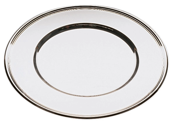 Een aps platzbord diameter: 305 mm zilver koop je bij NiceSupplies.nl