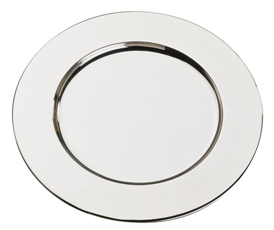 Een aps platzbord diameter: 310 mm zilver koop je bij NiceSupplies.nl