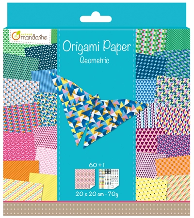 Een avenue mandarine origami-vouwblaadjes geometric koop je bij NiceSupplies.nl