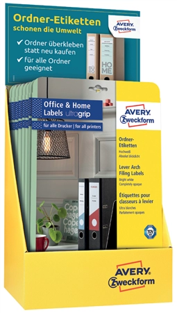 Een avery zweckform ordnerrug-etiketten home-office display koop je bij NiceSupplies.nl