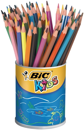 Een bic kids kleurpotloden ecolutions evolution 60 stuks koker koop je bij NiceSupplies.nl