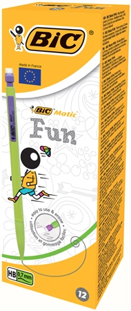 Een bic vulpotlood matic fun schrijfbreedte 0-7mm koop je bij NiceSupplies.nl