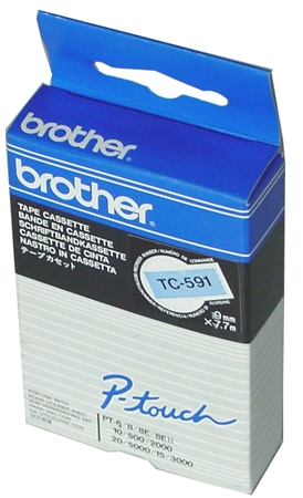 Een brother tc-tape tc-201a labeltape breedte 12mm koop je bij NiceSupplies.nl