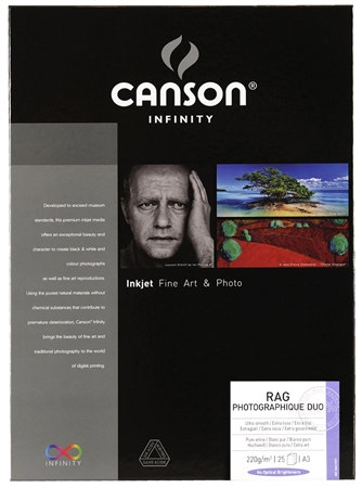 Een canson infinity fotopapier rag photographique duo a3 koop je bij NiceSupplies.nl