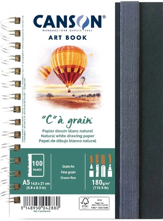 Een canson schetsboek art book c à grain din a5 koop je bij NiceSupplies.nl