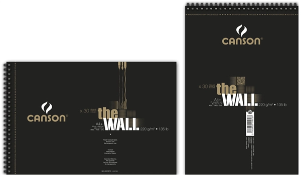 Een canson tekenpapier-spiraalblok the wall a3 220gr koop je bij NiceSupplies.nl