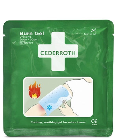 Een cederroth kompresse burn gel dressing steril 200x200 mm koop je bij NiceSupplies.nl