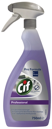 Een cif professional desinfecterendsreiniger 2in1 750 ml koop je bij NiceSupplies.nl