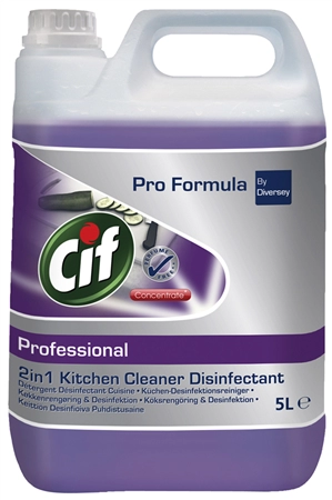 Een cif professional desinfecterendsreiniger-concentraat 2in1 5 l koop je bij NiceSupplies.nl