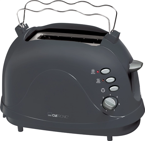 Een clatronic 2-ruiten-toaster ta 3565 grijs koop je bij NiceSupplies.nl