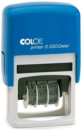 Een colop datumstempel printer s220 blauw koop je bij NiceSupplies.nl