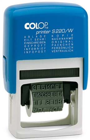 Een colop wortbandstempel printer s 220-w blauw koop je bij NiceSupplies.nl