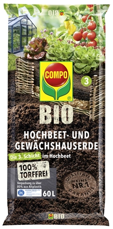 Een compo bio hochbeet-en gewächshauserde torffrei 60 liter koop je bij NiceSupplies.nl