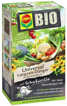 Een compo bio universele langwerkzame meststof met schapenwol 2 kg koop je bij NiceSupplies.nl