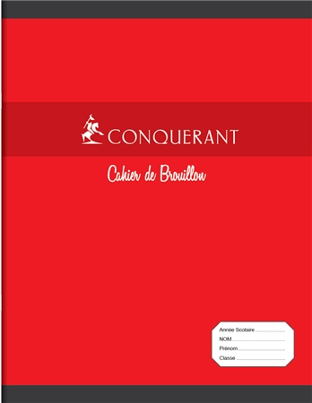 Een conquerant sept schrift de brouillon 96 vel 170x220mm koop je bij NiceSupplies.nl