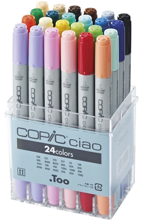 Een copic marker ciao 24 stuks set koop je bij NiceSupplies.nl