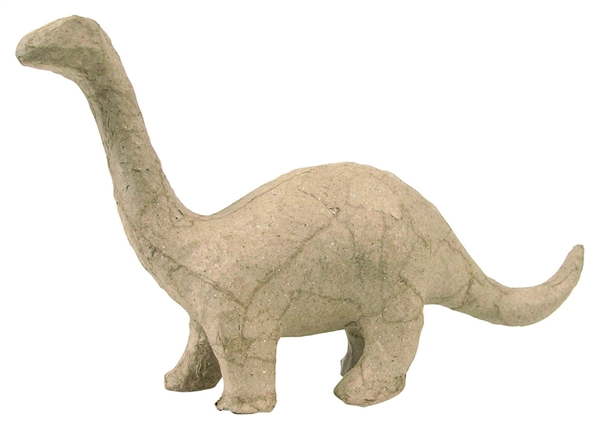 Een décopatch papier-mache-figuur brontosaurus 100 mm koop je bij NiceSupplies.nl