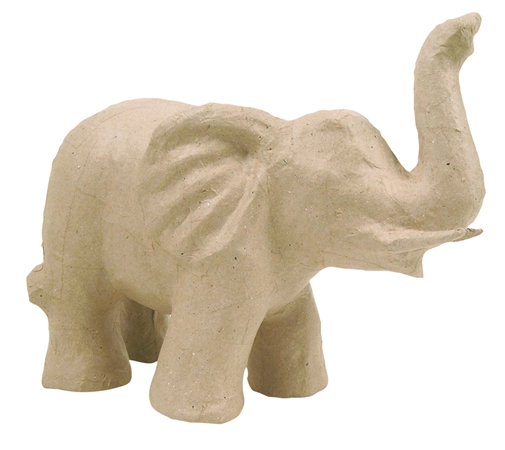 Een décopatch papier-mache-figuur elefant 2 170 mm koop je bij NiceSupplies.nl