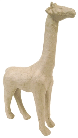 Een décopatch papier-mache-figuur giraffe 280 mm koop je bij NiceSupplies.nl