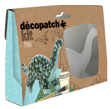 Een décopatch papier-mache-set dinosaurier 5-delig koop je bij NiceSupplies.nl