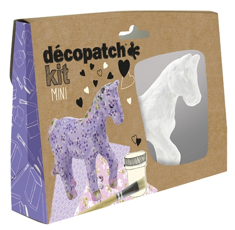 Een décopatch papier-mache-set pferd 5-delig koop je bij NiceSupplies.nl