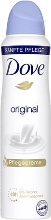 Een dove deodorant original 150 ml spray koop je bij NiceSupplies.nl