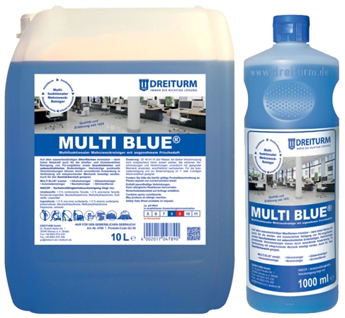 Een dreiturm universeelreiniger multi blue 1 liter koop je bij NiceSupplies.nl