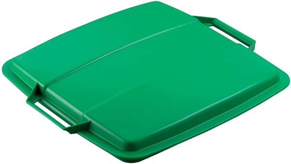 Een durable deksel durabin lid 90 vierkant groen koop je bij NiceSupplies.nl