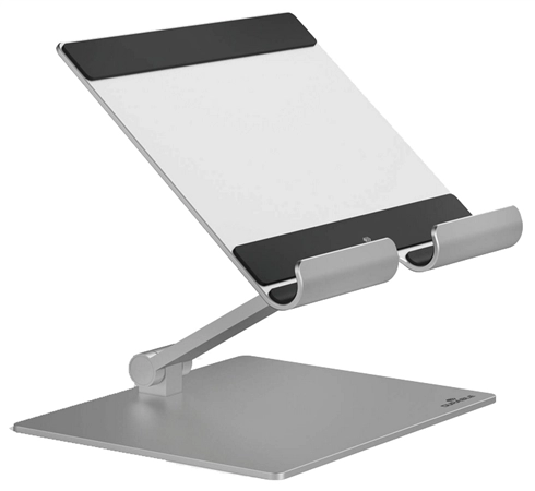 Een durable tablet-standaard rise metallic zilver koop je bij NiceSupplies.nl