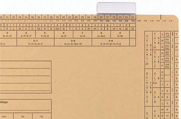 Een elba ruiter volzicht voor organisatiemappen transparant koop je bij NiceSupplies.nl