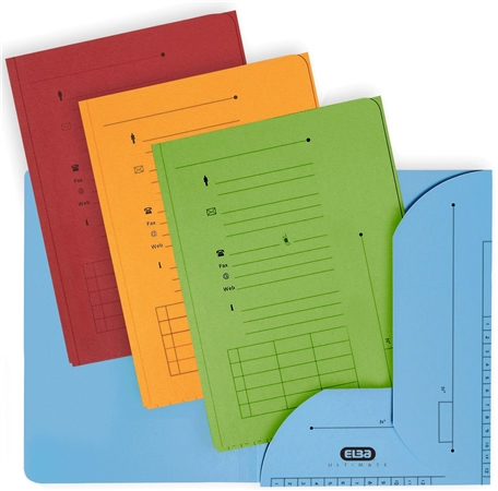 Een elba ultimate organisatiemap met 2 kleppen din a4 groen koop je bij NiceSupplies.nl