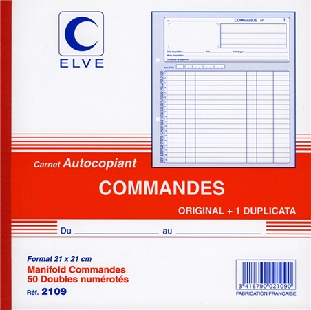 Een elve manifold commandes 210x297mm triplo koop je bij NiceSupplies.nl