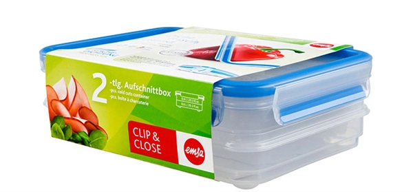 Een emsa aufschnittbox clip en close 1-65 liter transparant koop je bij NiceSupplies.nl