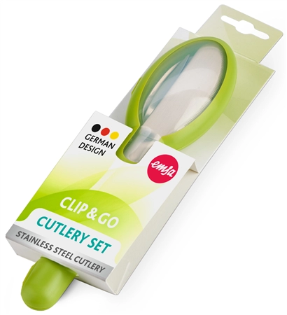 Een emsa bestek-set clip & go 3-delig met etui groen koop je bij NiceSupplies.nl