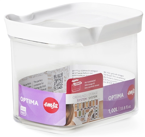 Een emsa vershouddoos / bewaardoos optima 1,6 liter koop je bij NiceSupplies.nl