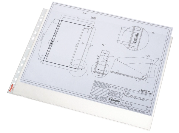 Een esselte showtas standard plus din a3 hoog pp 0-09mm koop je bij NiceSupplies.nl