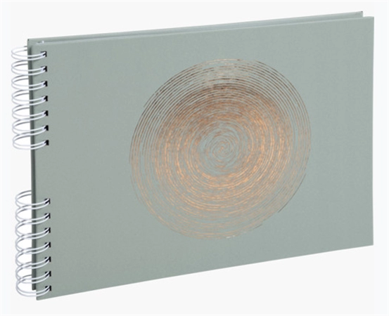 Een exacompta foto-spiraalalbum ellipse 320x220 mm grijs koop je bij NiceSupplies.nl