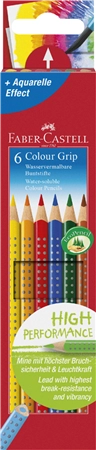 Een faber-castell driehoekig-viltstift colour grip 24 stuks etui koop je bij NiceSupplies.nl