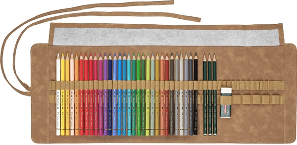 Een faber-castell kleurpotloden polychromos stifterol 34-delig koop je bij NiceSupplies.nl