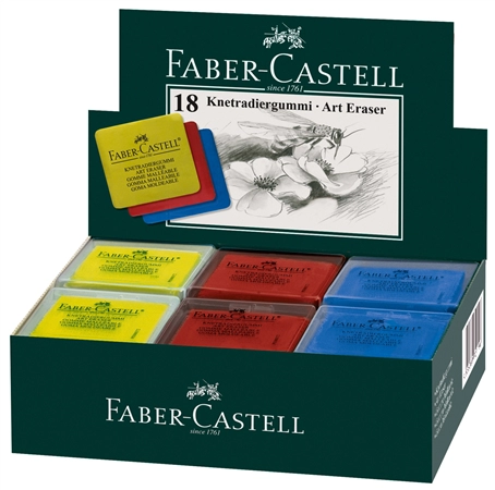 Een faber-castell kneedgum art eraser assorti koop je bij NiceSupplies.nl