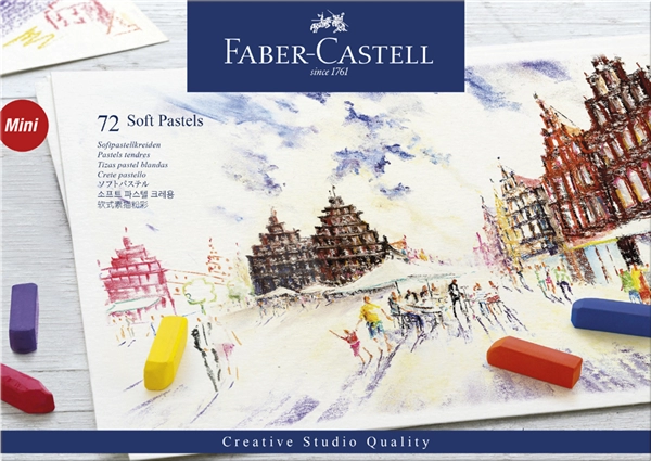 Een faber-castell soft pastelkrijt studio quality 72 stuks etui koop je bij NiceSupplies.nl