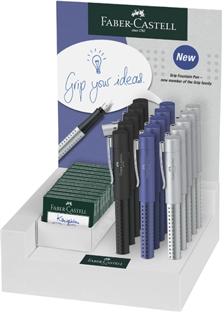 Een faber-castell vulpen grip 2011 in display koop je bij NiceSupplies.nl