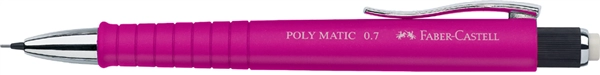 Een faber-castell vulpotlood poly matic pink koop je bij NiceSupplies.nl