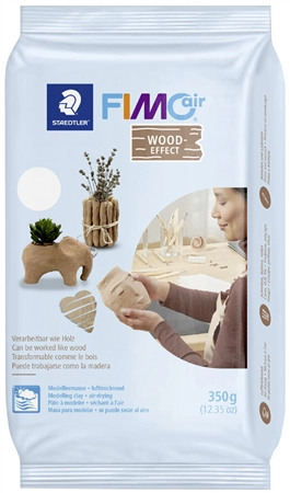 Een fimo air boetseerklei lucht hardend wood-effekt 350 g koop je bij NiceSupplies.nl