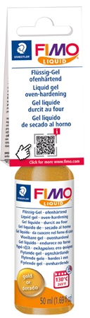 Een fimo deko-gel liquid gold uithardend in oven 50 ml koop je bij NiceSupplies.nl