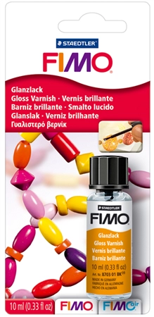 Een fimo glanslak 10 ml in gverwijderen penseel in deksel koop je bij NiceSupplies.nl